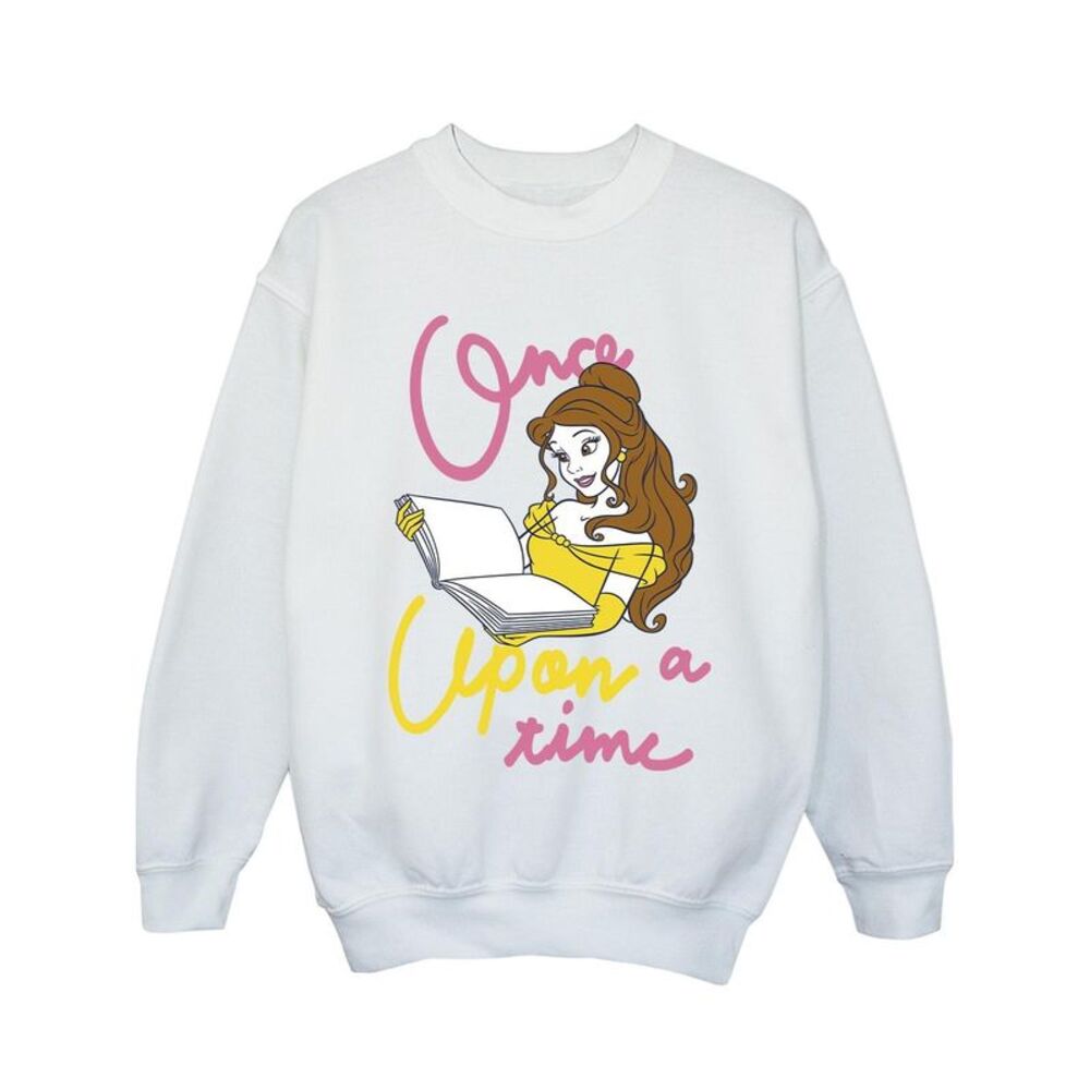 Beauty And The Beast Girls Once Upon A Time Belle Sweatshirt / White
